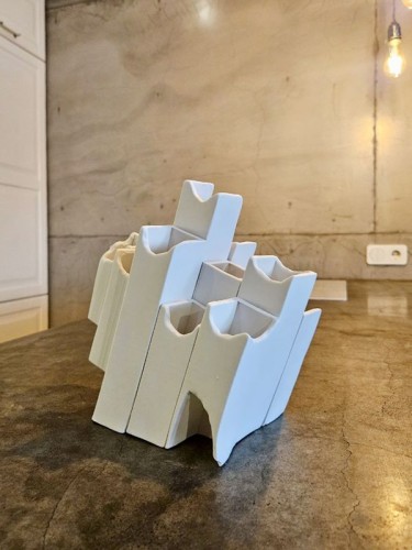 Ваза для сухоцветов керамика