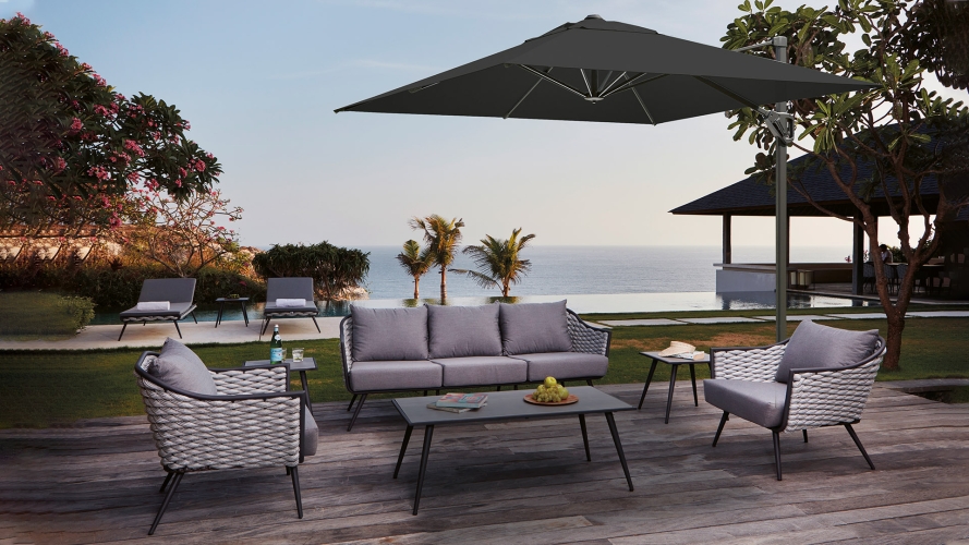 Зонт Voyager T1 ANTHRACITE  -  LIGHT GREY