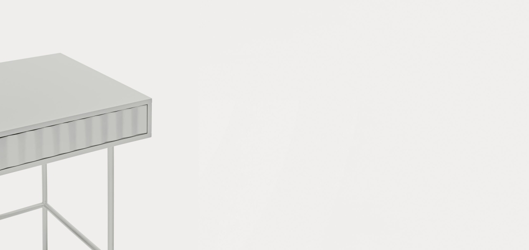 Письменный стол Sierra 2Dr светло-серый