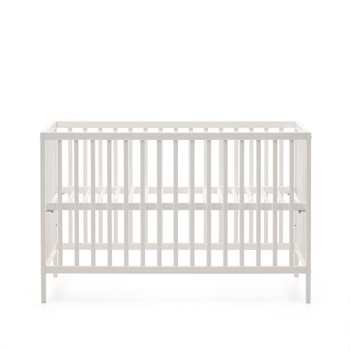 Shantal Детская кроватка из массива бука с белой отделкой 60 x 120 см