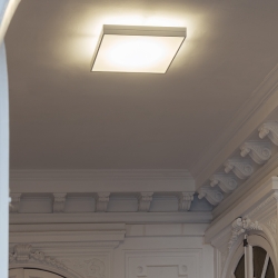 Плафон Linea 37 алюминиевый