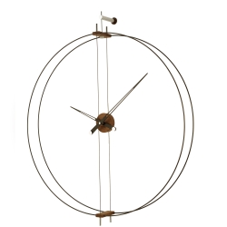 Часы Nomon BARCELONA, (основание - орех/стрелки черный лак) D=90см, H=100см