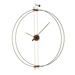 Часы Nomon BARCELONA, (основание - орех/стрелки черный лак) D=90см, H=100см