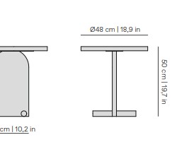 Стол MESAS NOVA 1 Oak/Black