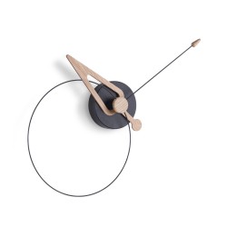 Настенные часы Pico дуб-черный