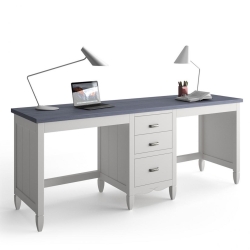Письменный стол Amberes 211-260 cm тумба по центру
