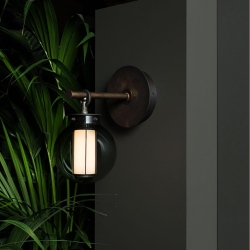 Бра Bai A DI DI янтарное стекло