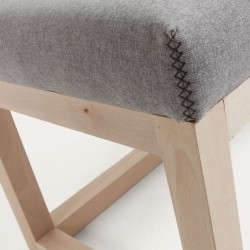 Банкетка Yola серая