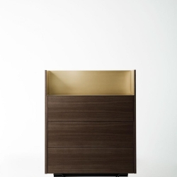 Комод Stockholm STH012/STH112 на черных ножках 29 см