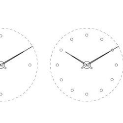 Часы Nomon Rodon 12 Gold N, (основа - полированная латунь/стрелки - венге). D=74см