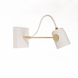Потолочный/настенный светильник Salter C50 white &amp; gold