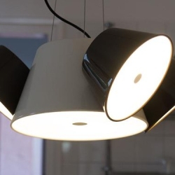 Люстра Tam Tam 3 бело-черная