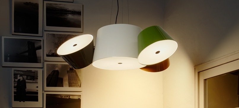 Люстра Tam Tam 3 бело-черная