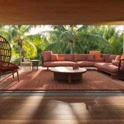 Столик Basket Ø48 мрамор KS1702000