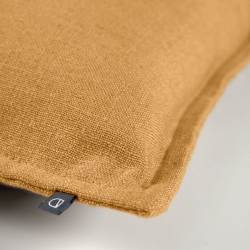 Льняной чехол для подушки Blok горчичный цвет 30 x 50 см