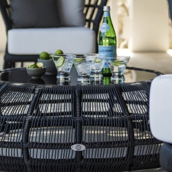 Уличный журнальный столик Spa BLACK