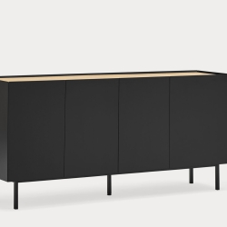 Сервант Arista 4D3Dr черный