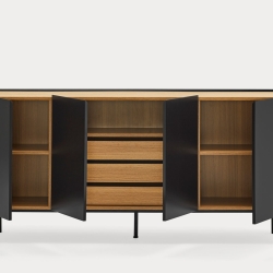 Сервант Arista 4D3Dr черный