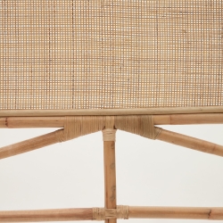 Quiterie круглое изголовье из ротанга с натуральной отделкой 150/160 см