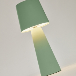 Arenys Маленькая переносная настольная лампа в бирюзовом цвете