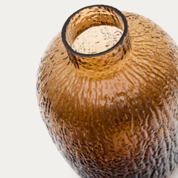 Shali Ваза из коричневого стекла 20,5 см