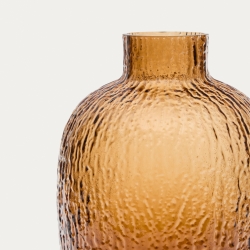 Shali Ваза из коричневого стекла 20,5 см