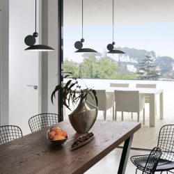 Подвесной светильник Equilibrium Ø 40 мат. хром