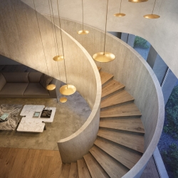 Подвесной светильник Ginger 20 - 24V матовая латунь