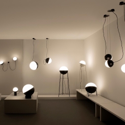 Настольная лампа Half 35 T черная