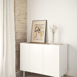 Сервант Arista 3D3Dr белый