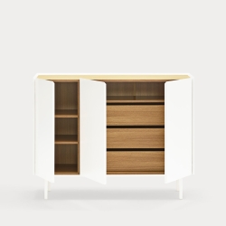 Сервант Arista 3D3Dr белый