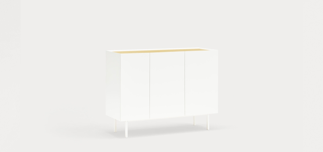 Сервант Arista 3D3Dr белый