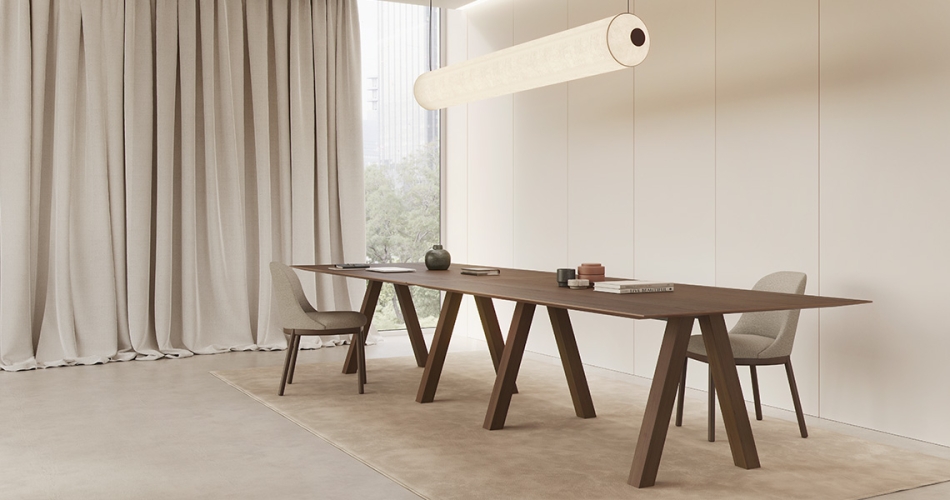 Стол обеденный двойной Trestle 360x120 cm