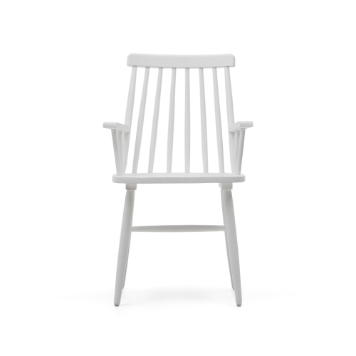 Стул Kristie белый с подлокотниками