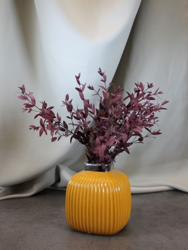 Ваза керамическая для цветов и сухоцветов Elegante 11,5 см Terra Design TDVSE1301