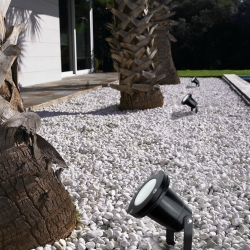 Ландшафтный регулируемый прожектор Post черный