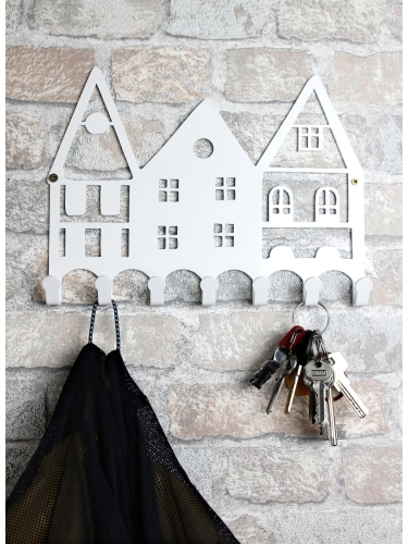 Ключница настенная металлическая, крючок KARLSSON HOME KHHH02