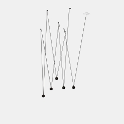 Подвесной светильник Punto Multiple черный