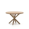Круглый стол Argo из массива акации со стальными ножками под дерево Ø 120