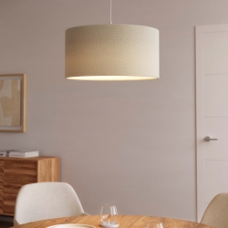 Льняной плафон для потолочного светильника Nazli бежевый