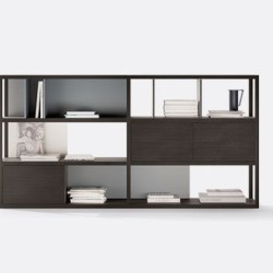 Книжный шкаф Kai из дуба Kai Black