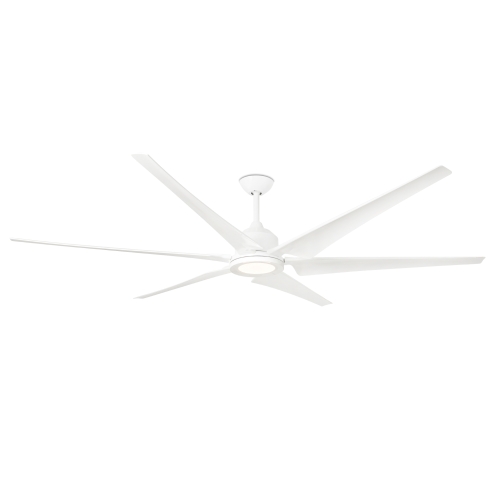 Белый потолочный вентилятор Cies с двигателем постоянного тока