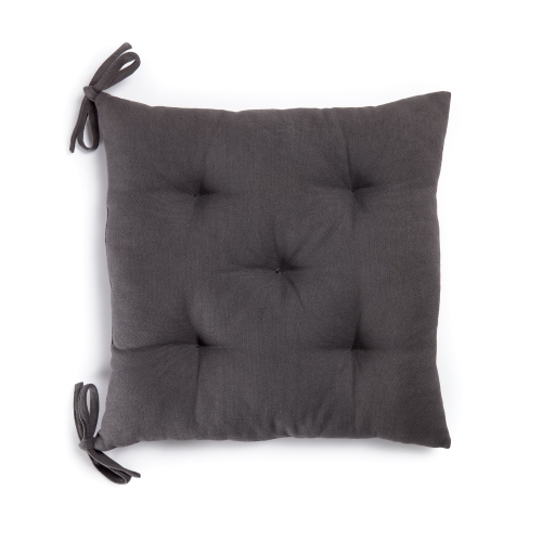 Suyai Подушка для сидения 100 % черный хлопок 45 x 45 см