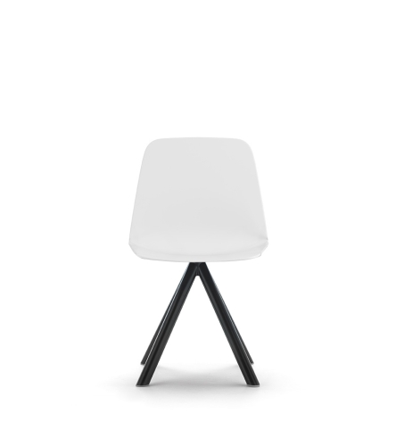 Стул Maarten Plastic Upholstered Swivel Base