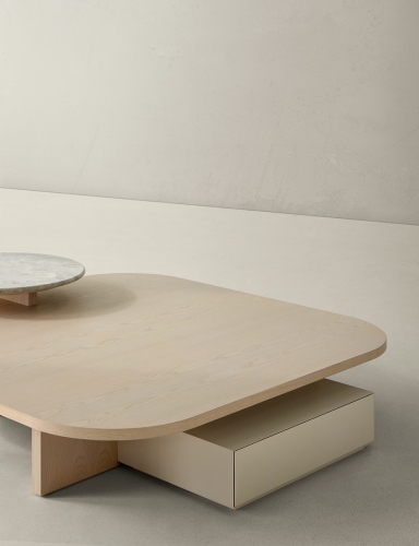 Кофейный столик Estrato-L - TAN ASH WOOD