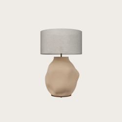 Настольная лампа Etho черный металл + абажур 801011/46