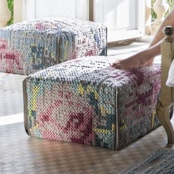 Пуф Canevas Flowers. Colour