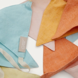 Разноцветная гирлянда из флажков Delin 100% хлопок 250 см