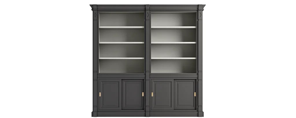 Книжный шкаф Contemporaneo серый