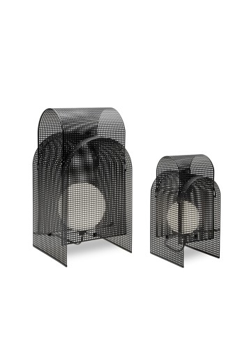 Настольная лампа Fold 31 см Textured black